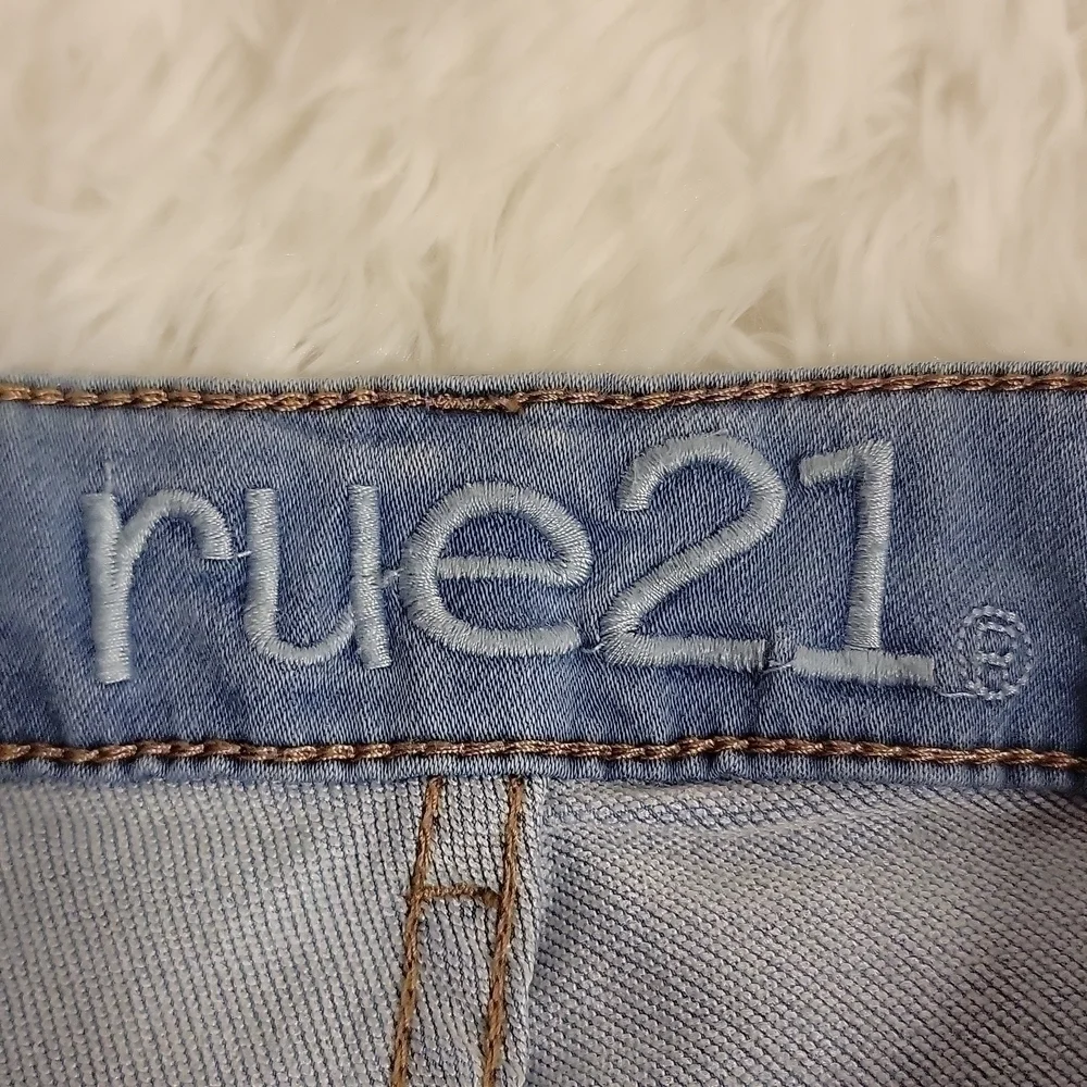 𝅺RUE 21 low rise jegging freedom flex denim jeans size 3/4 regular - Picture 6 of 11